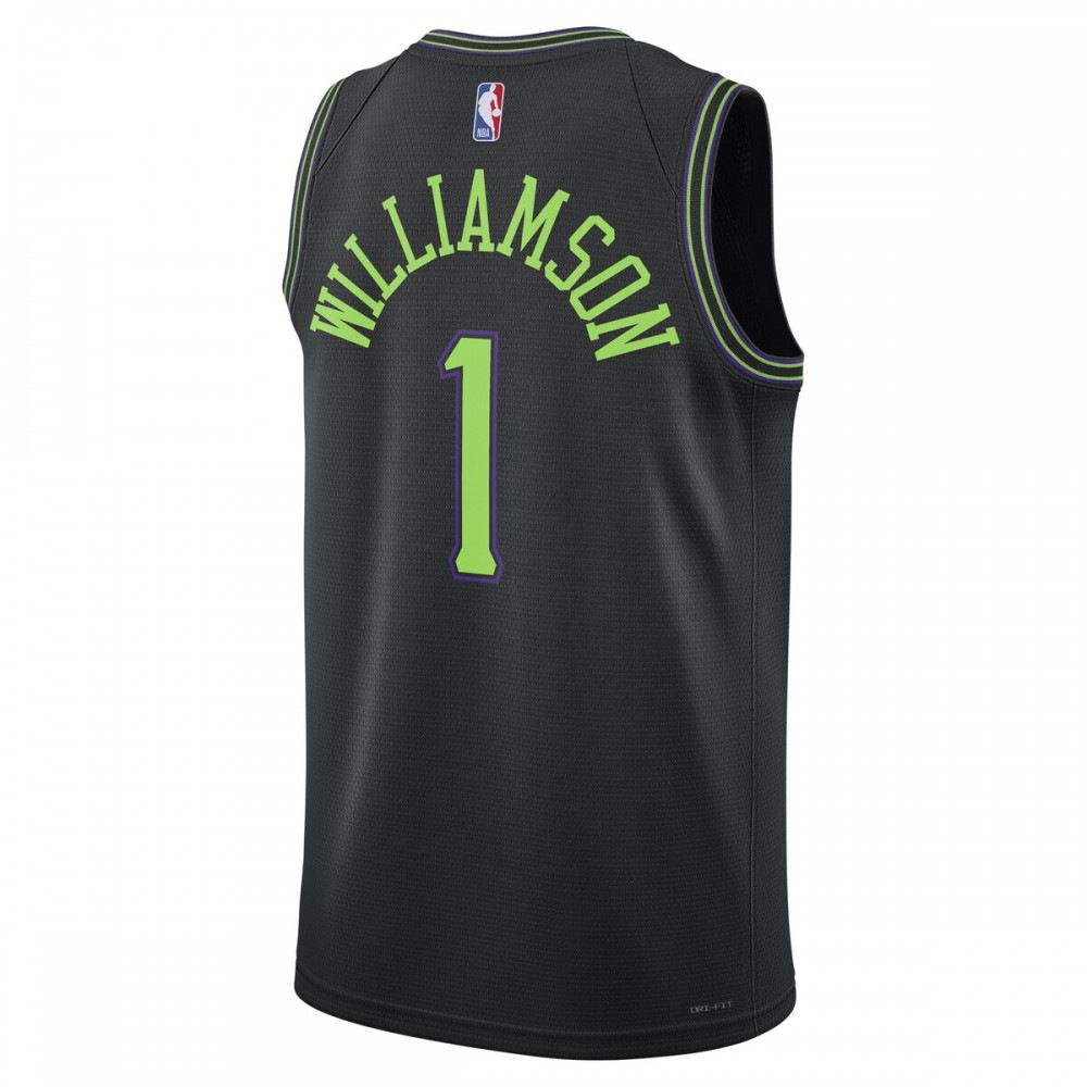 Zion Williamson New Orleans Pelicans Unisex 2023/24 Swingman Jersey - Black - City Edition-Pro Kit Vault | Brand New 26/27 Sports Jerseys
